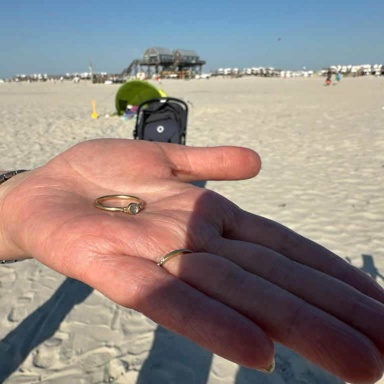Verlobungsring an der Nordsee gefunden