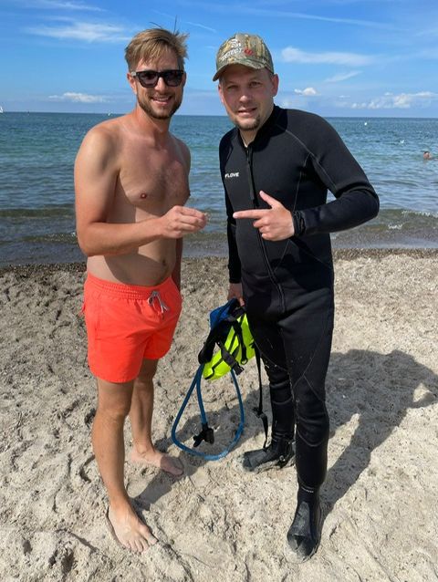 Ehering im Wasser gefunden