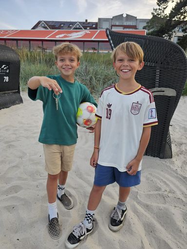 Schlüssel am Strand verloren