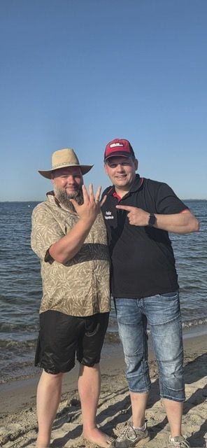 Ehering im Wasser verloren