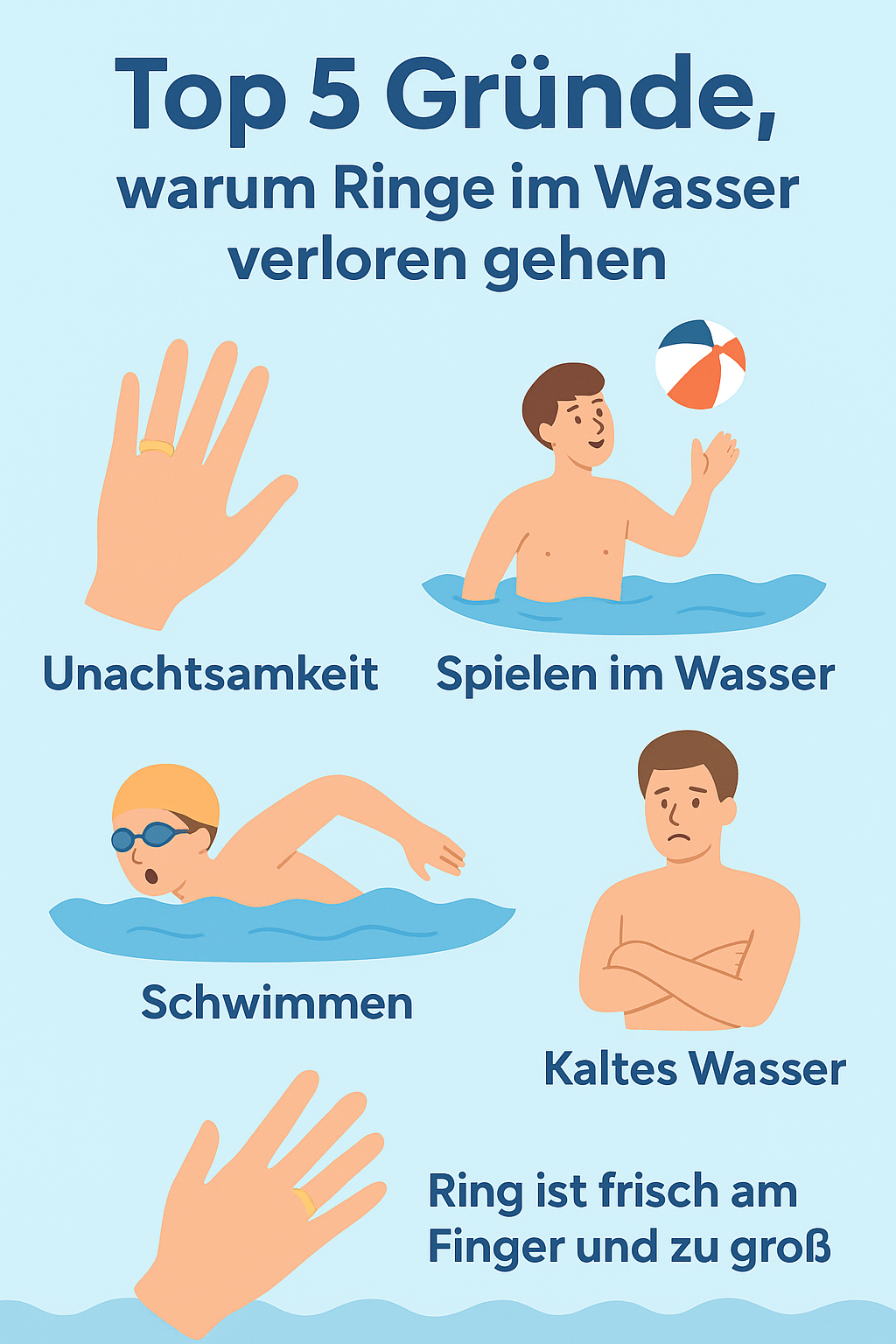 Top 5 Gründe, warum Ringe in der Ostsee verloren gehen