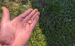 Ehering im Park verloren
