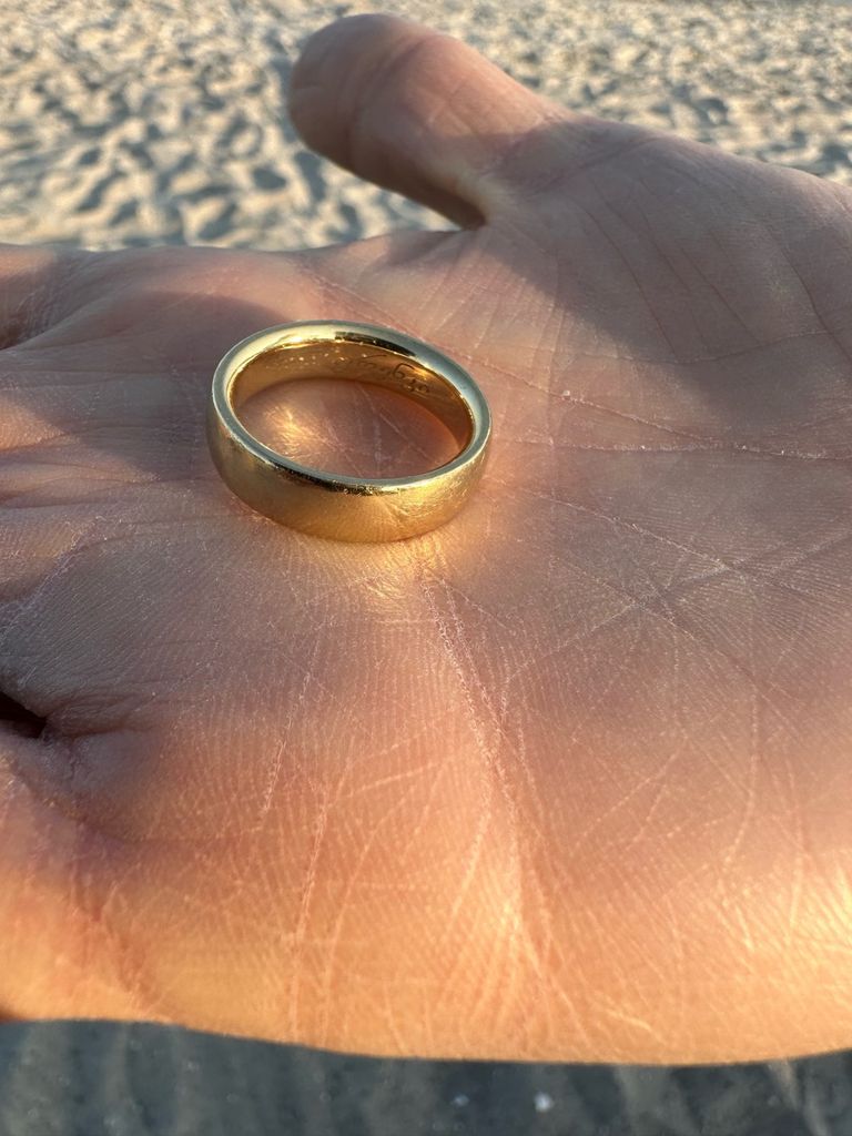 Ehering am Südstrand verloren