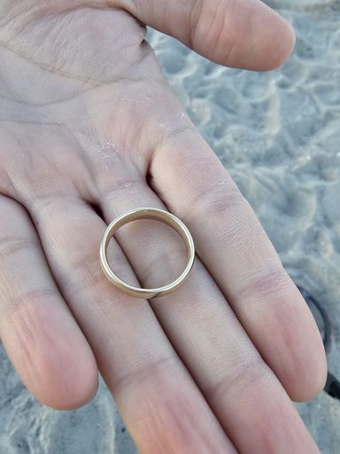 Goldring auf auf Sylt gefunden