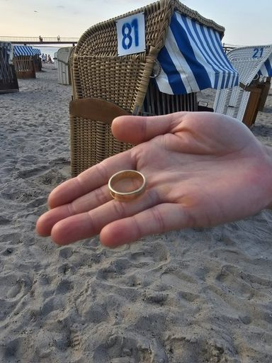 Ring am Strandkorb gefunden