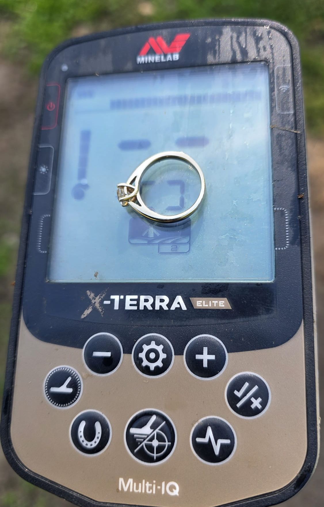 Verlobungsring im Weiher verloren