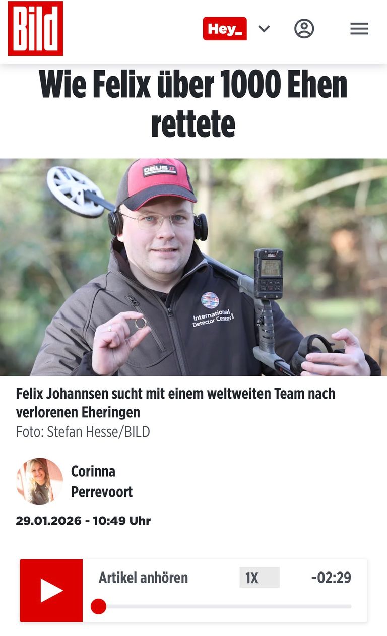 Ringrette in der Bild-Zeitung